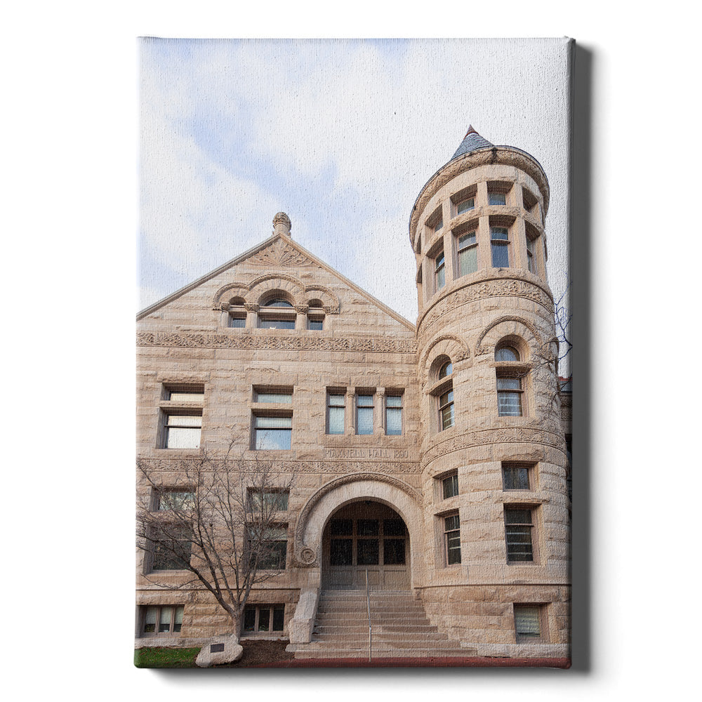 Indiana Hoosiers - Maxwell Hall - College Wall Art #Canvas