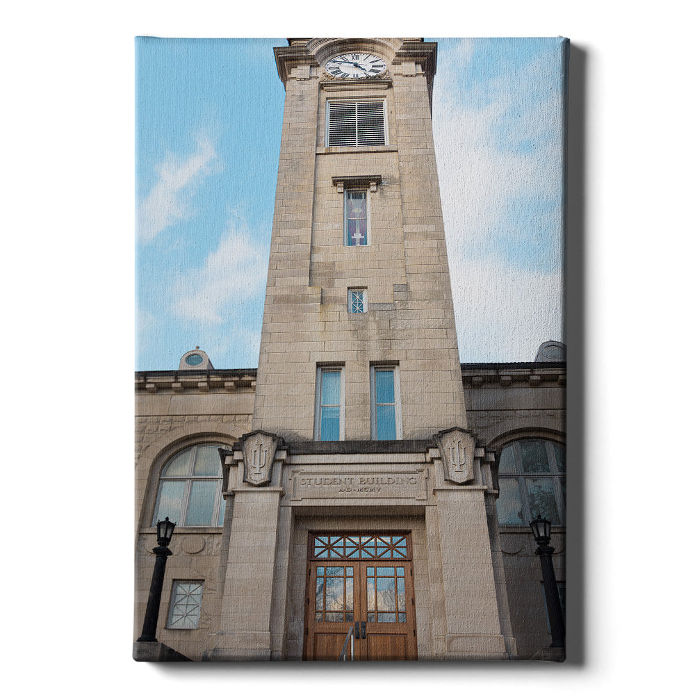 Indiana Hoosiers - The Clock Tower - College Wall Art #Canvas