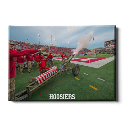 Indiana Hoosiers - Fire the Cannon - College Wall Art #Canvas