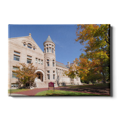 Indiana Hoosiers - Autumn Maxwell Hall - College Wall Art #Canvas