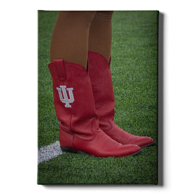 Indiana Hoosiers - RedStepper Boots - College Wall Art #Canvas
