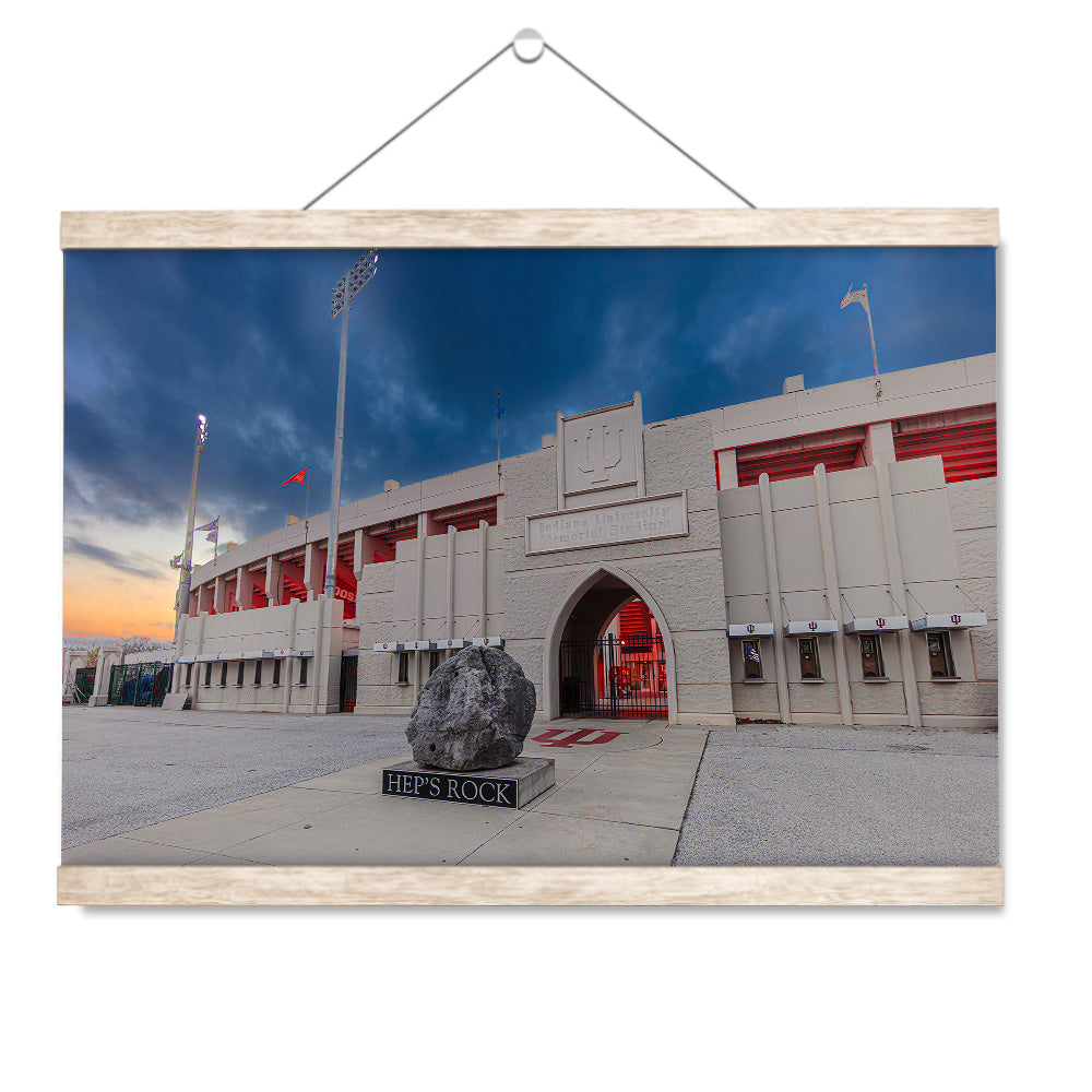 Indiana Hoosiers - Hep's Rock - College Wall Art #Canvas