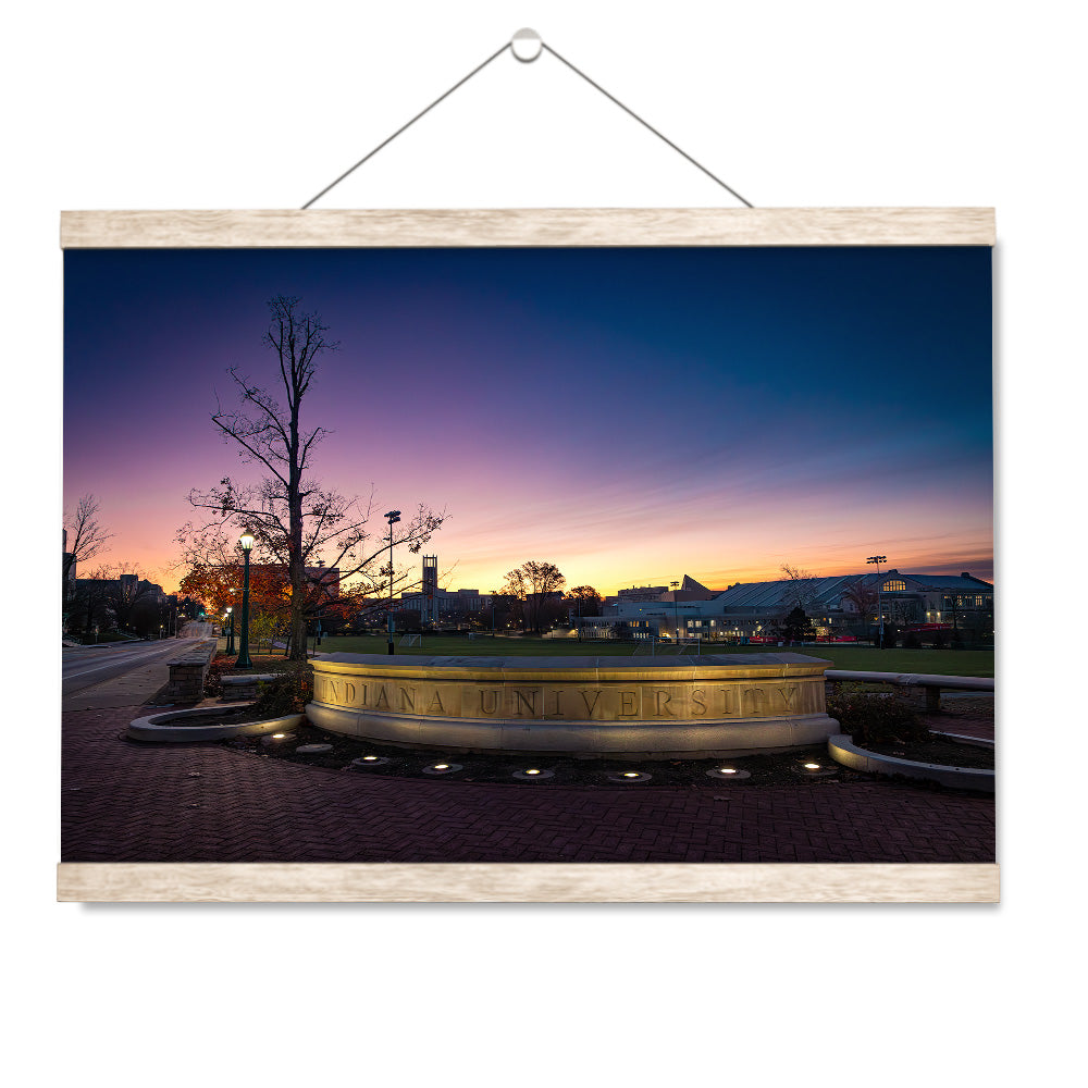 Indiana Hoosiers - Indiana University Sunrise - College Wall Art #Canvas