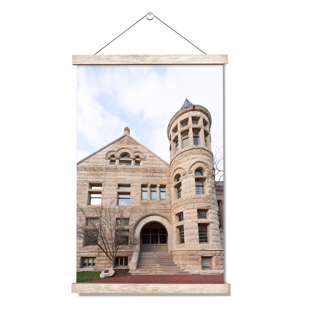 Indiana Hoosiers - Maxwell Hall - College Wall Art #Canvas