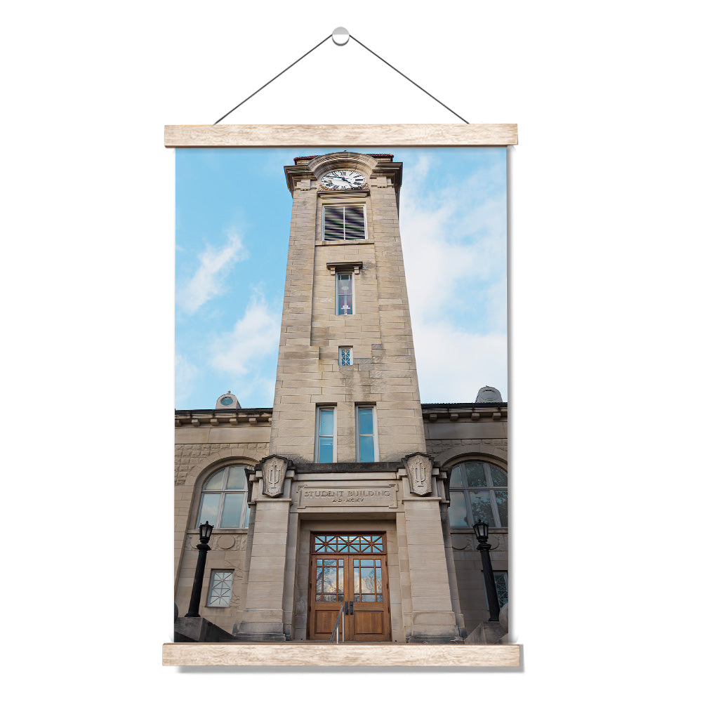 Indiana Hoosiers - The Clock Tower - College Wall Art #Canvas