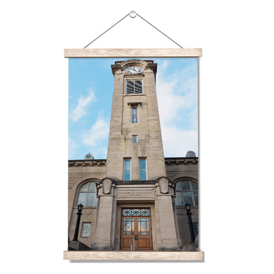 Indiana Hoosiers - The Clock Tower - College Wall Art #Hanging Canvas