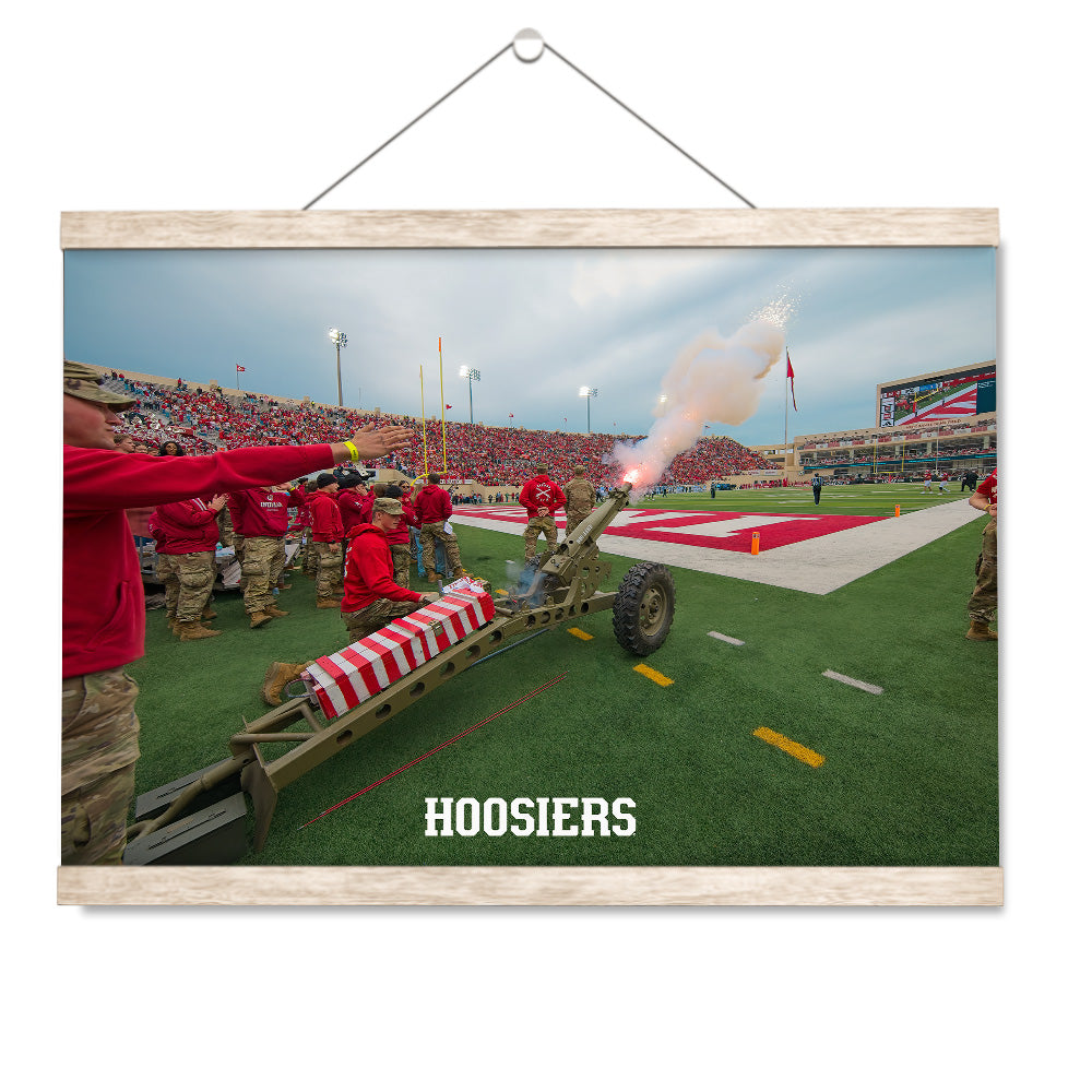 Indiana Hoosiers - Fire the Cannon - College Wall Art #Canvas