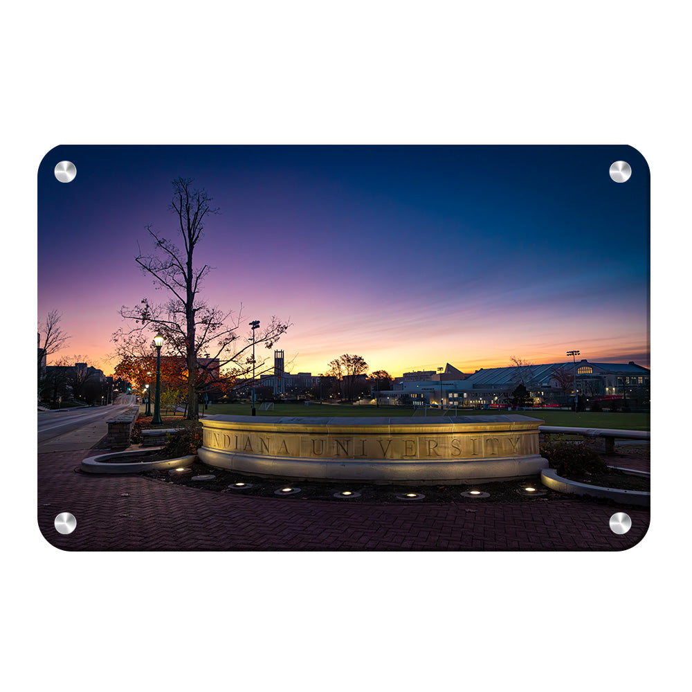 Indiana Hoosiers - Indiana University Sunrise - College Wall Art #Canvas