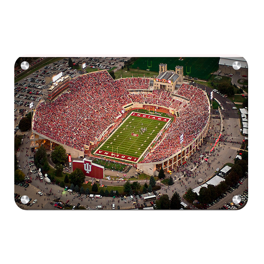 Indiana Hoosiers - Memorial Stadium Aerial - College Wall Art #Canvas