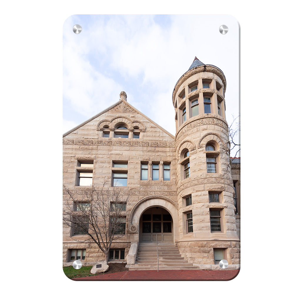 Indiana Hoosiers - Maxwell Hall - College Wall Art #Canvas
