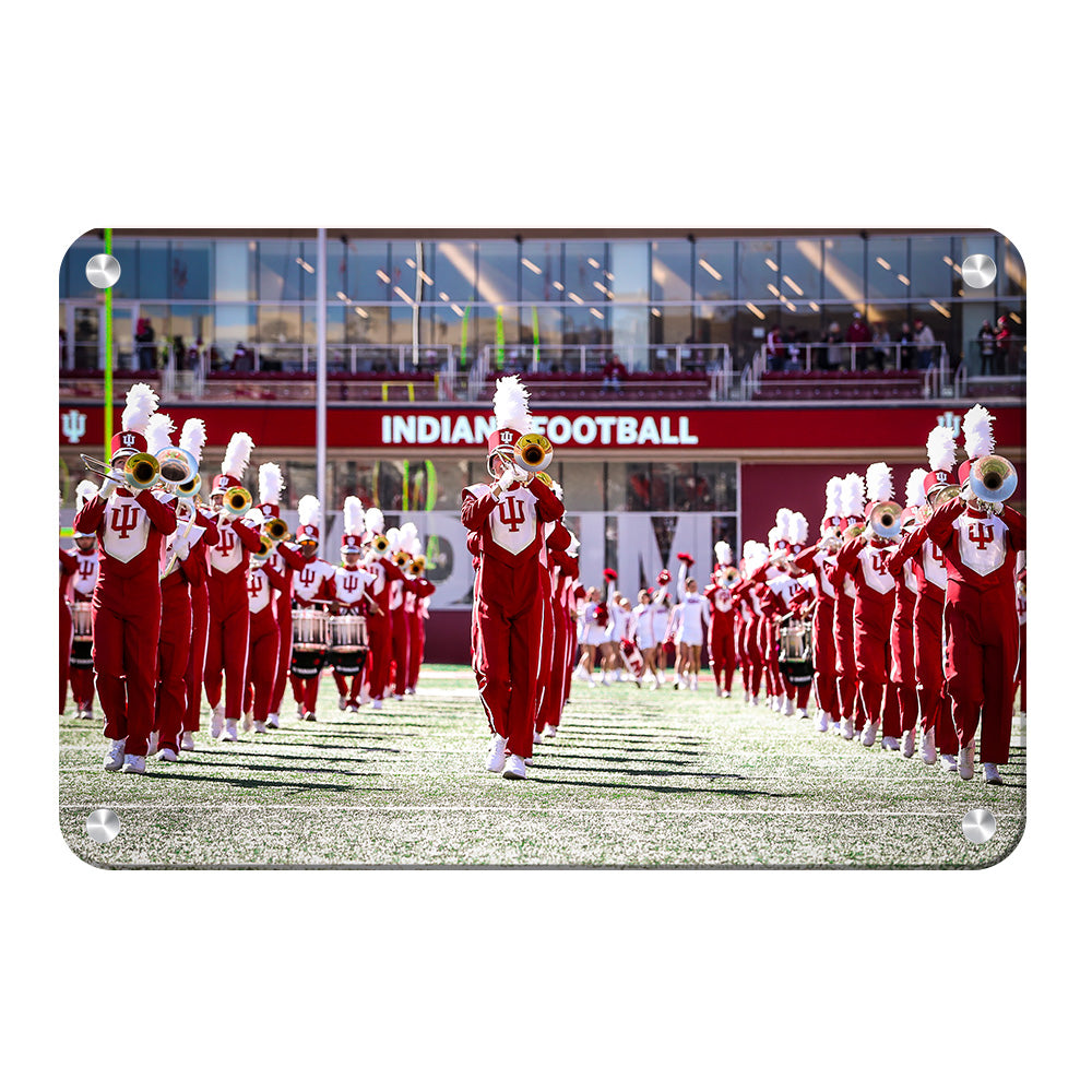 Indiana Hoosiers - The Marching Hundred - College Wall Art #Canvas
