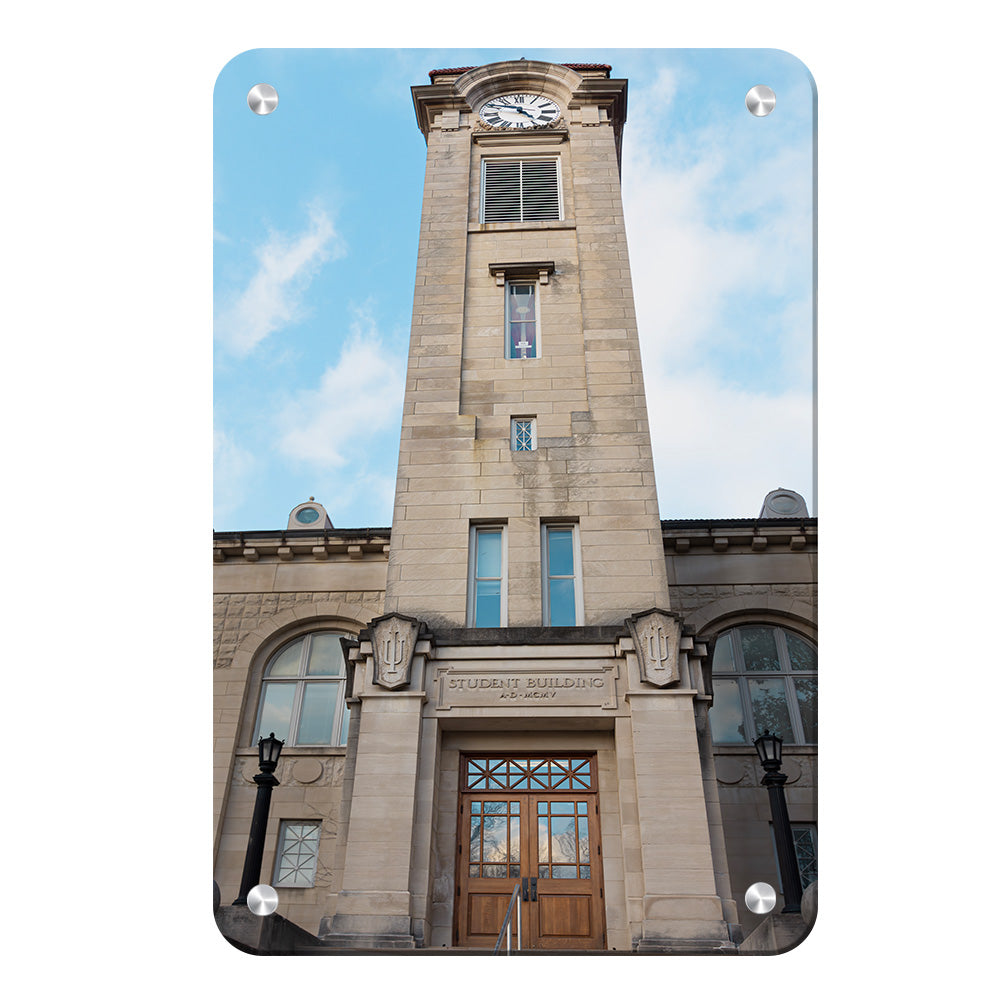 Indiana Hoosiers - The Clock Tower - College Wall Art #Canvas