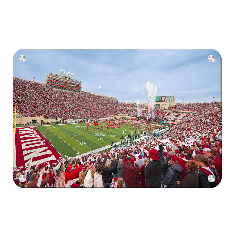Indiana Hoosiers - Enter Indiana Hoosiers - College Wall Art #Canvas 