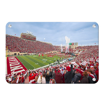 Indiana Hoosiers - Enter Indiana Hoosiers - College Wall Art #Metal