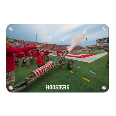 Indiana Hoosiers - Fire the Cannon - College Wall Art #Metal