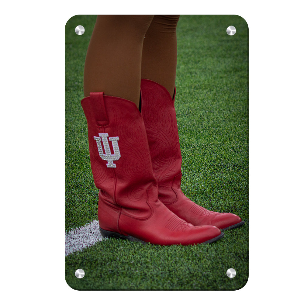 Indiana Hoosiers - RedStepper Boots - College Wall Art #Canvas
