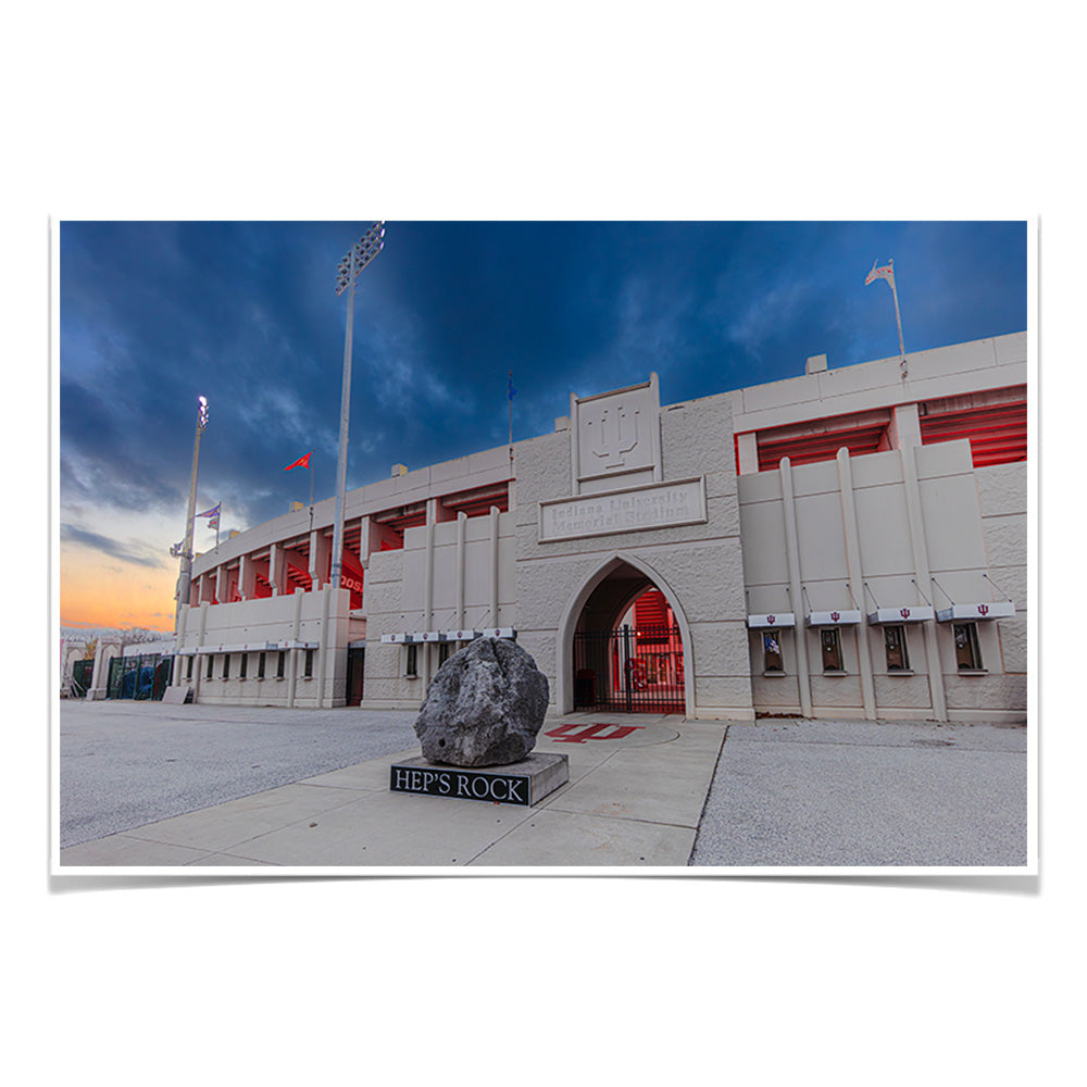 Indiana Hoosiers - Hep's Rock - College Wall Art #Canvas