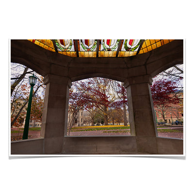 Indiana Hoosiers - Indiana Autumn Framed - College Wall Art #Photo Poster