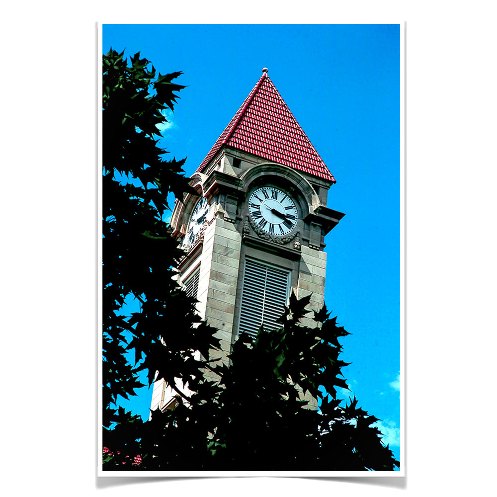 Indiana Hoosiers - IU Clock Tower - College Wall Art #Canvas