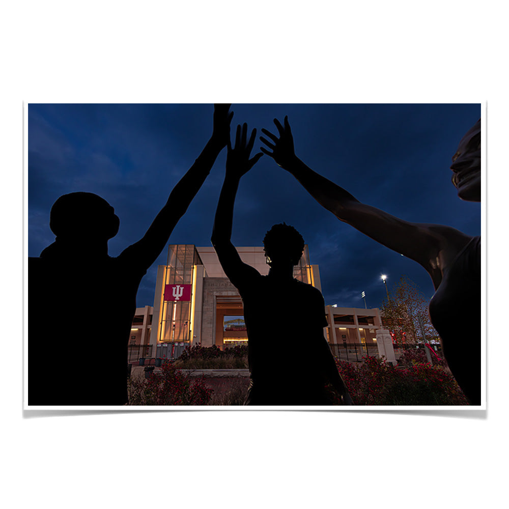 Indiana Hoosiers - Spirit of Indiana - College Wall Art #Canvas