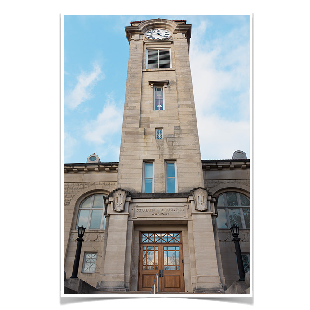 Indiana Hoosiers - The Clock Tower - College Wall Art #Canvas