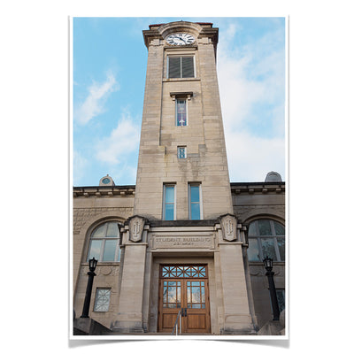 Indiana Hoosiers - The Clock Tower - College Wall Art #Photo Poster