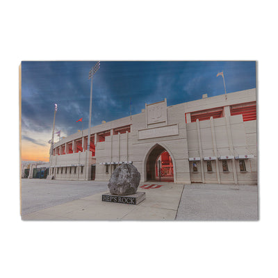 Indiana Hoosiers - Hep's Rock - College Wall Art #Wood