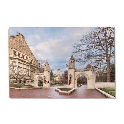 Indiana Hoosiers - Entrance Indiana University - College Wall Art #Wood