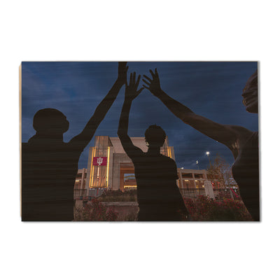 Indiana Hoosiers - Spirit of Indiana - College Wall Art #Wood
