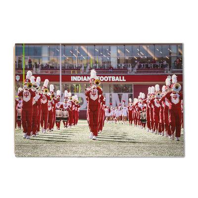 Indiana Hoosiers - The Marching Hundred - College Wall Art #Wood