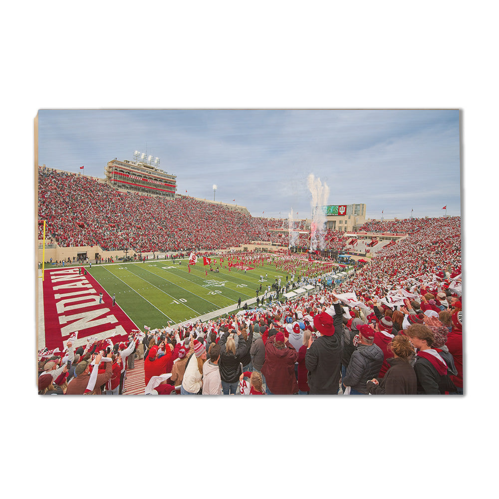 Indiana Hoosiers - Enter Indiana Hoosiers - College Wall Art #Canvas 