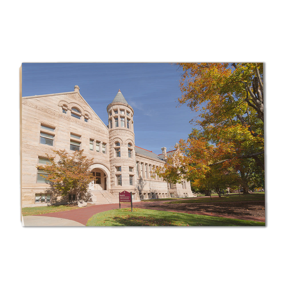 Indiana Hoosiers - Autumn Maxwell Hall - College Wall Art #Canvas