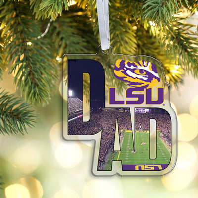 LSU Tigers - LSU Dad Ornament & Bag Tag