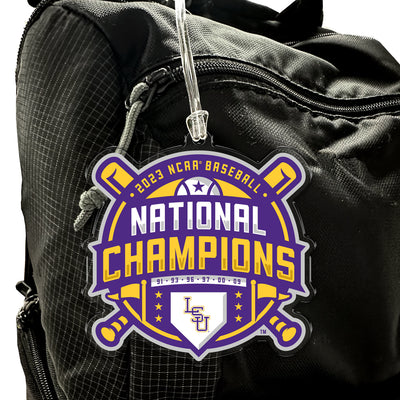 LSU Tigers - LSU 2023 NCAA Baseball National Champions Ornament & Bag Tag