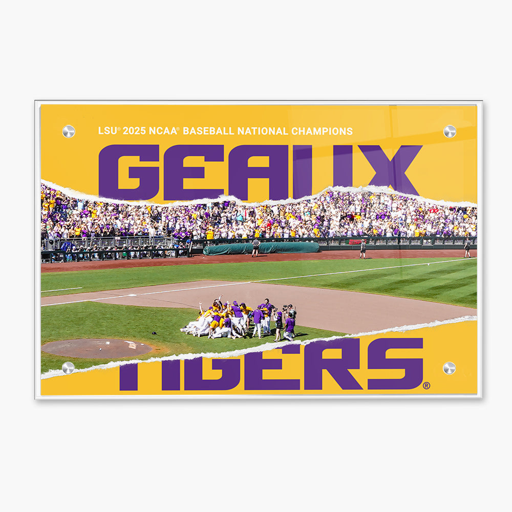 LSU Tigers - Geaux Tigers 2025 NCAA Baseball National Champions - College Wall Art #Canvas