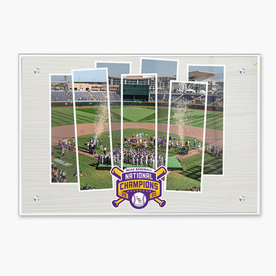 LSU Tigers - LSU Tigers 2025 NCAA Baseball National Champions Celebration - College Wall Art #Acrylic