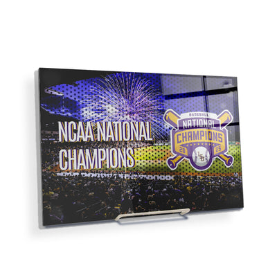 LSU Tigers - NCAA Baseball National Champions - College Wall Art #Acrylic Mini