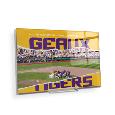 LSU Tigers - Geaux Tigers 2025 NCAA Baseball National Champions - College Wall Art #Acrylic Mini