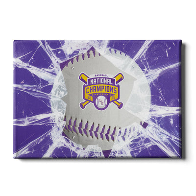 LSU Tigers - LSU Baseball National Champions - College Wall Art #Canvas