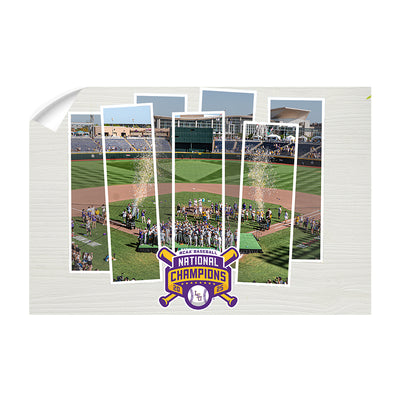 LSU Tigers - LSU Tigers 2025 NCAA Baseball National Champions Celebration - College Wall Art #Decal
