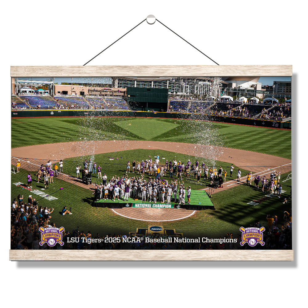 LSU Tigers - LSU Tigers 2025 NCAA Baseball National Champions - College Wall Art #Canvas