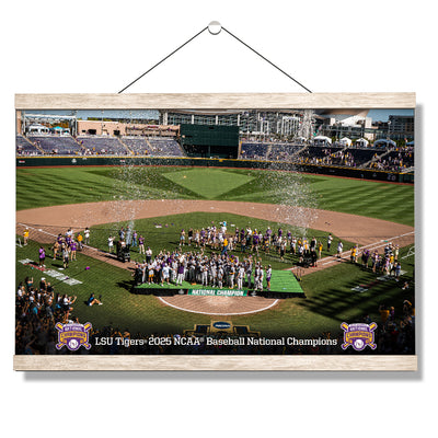 LSU Tigers - LSU Tigers 2025 NCAA Baseball National Champions - College Wall Art #Hanging Canvas