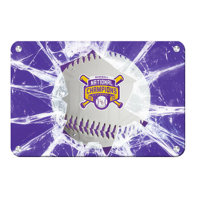 LSU Tigers - LSU Baseball National Champions - College Wall Art #Metal