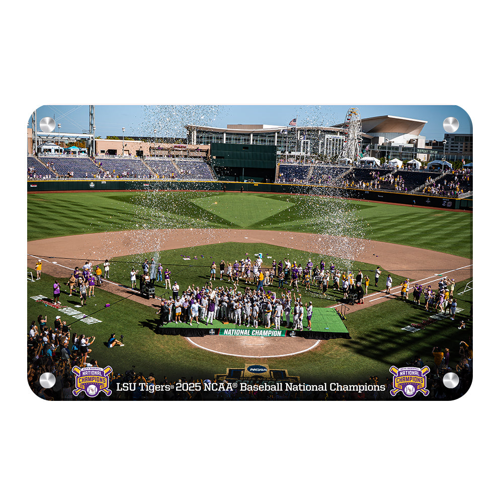 LSU Tigers - LSU Tigers 2025 NCAA Baseball National Champions - College Wall Art #Canvas