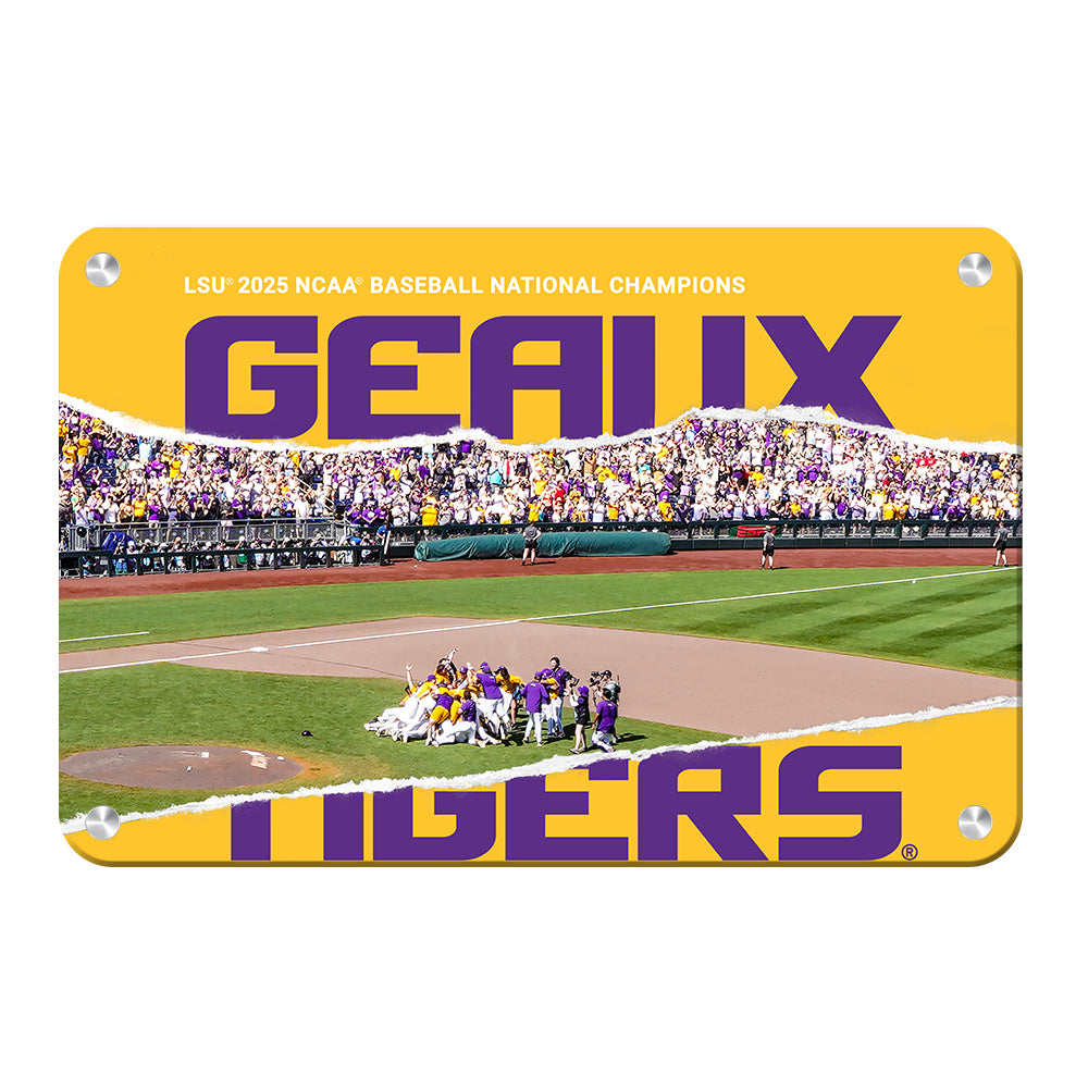 LSU Tigers - Geaux Tigers 2025 NCAA Baseball National Champions - College Wall Art #Canvas