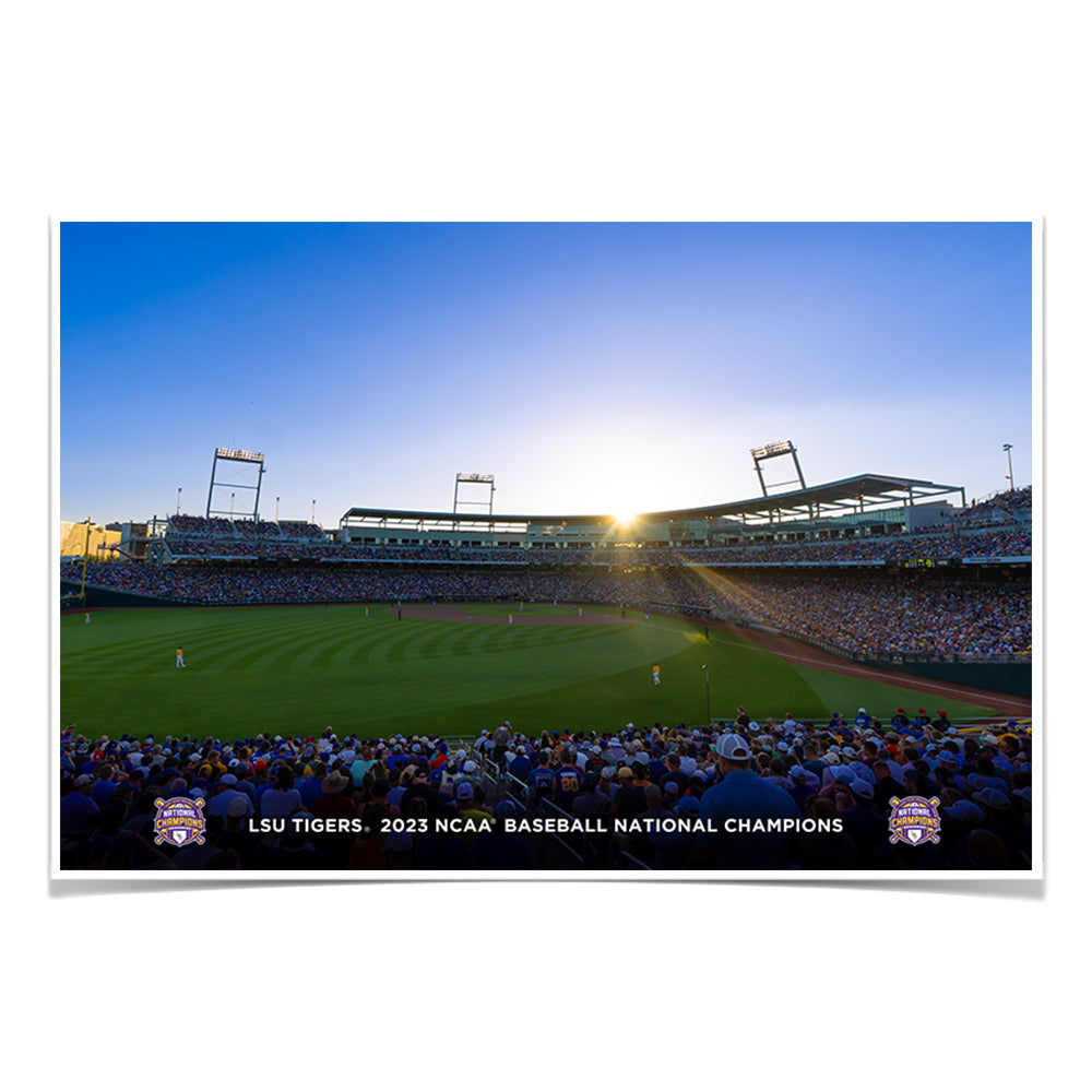 LSU Tigers - LSU Tigers 2023 NCAA Baseball National Champions - College Wall Art #Canvas