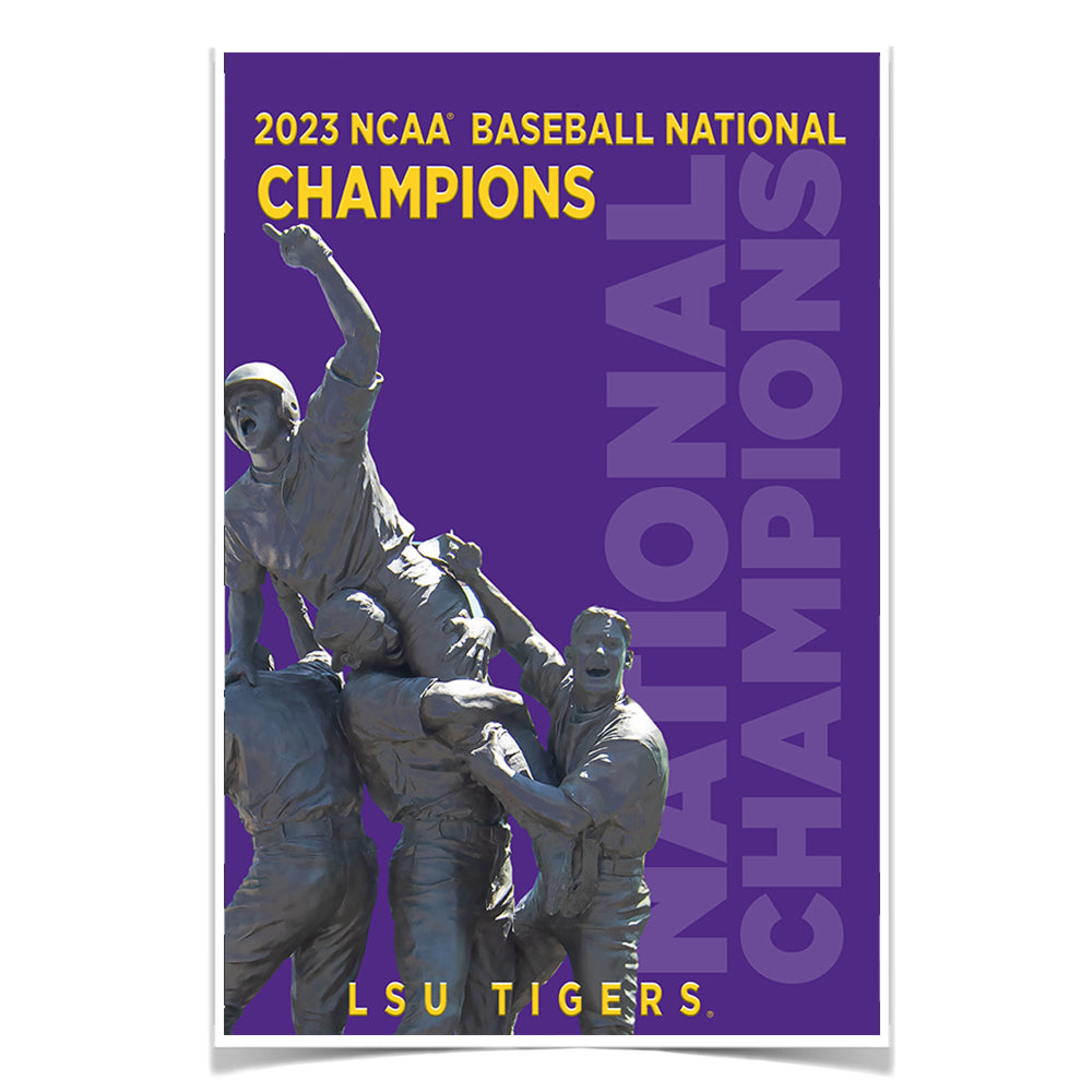 LSU Tigers - 2023 National Champions LSU Tigers - College Wall Art #Canvas