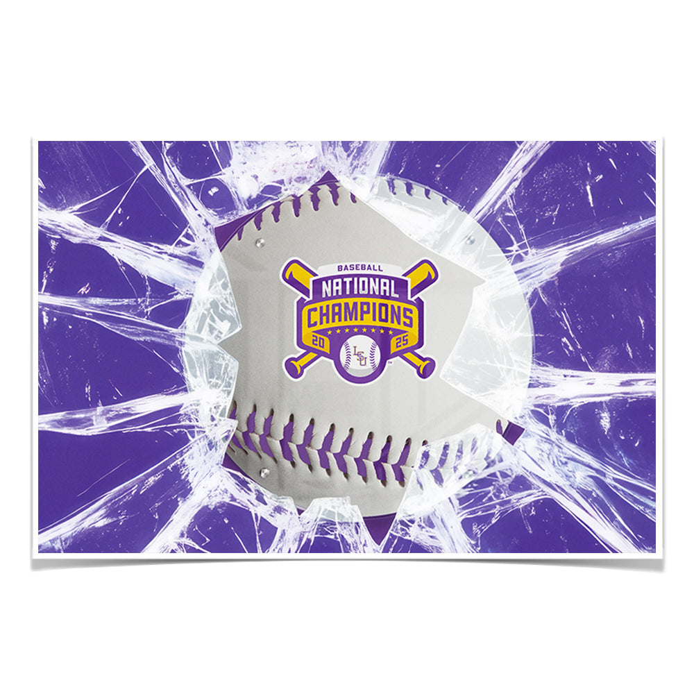 LSU Tigers - LSU Baseball National Champions - College Wall Art #Canvas 