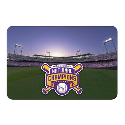 LSU Tigers - NCAA Baseball National Champions Charles Schwab Field - College Wall Art #PVC