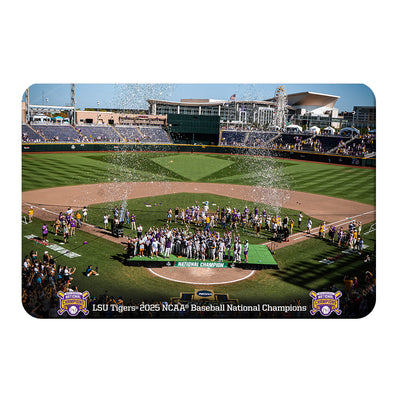 LSU Tigers - LSU Tigers 2025 NCAA Baseball National Champions - College Wall Art #PVC